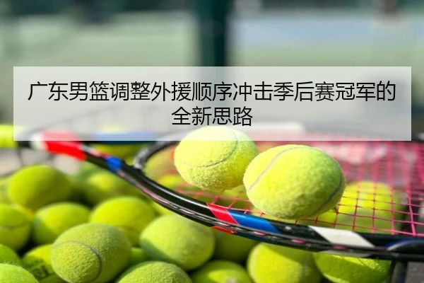 广东男篮调整外援顺序冲击季后赛冠军的全新思路