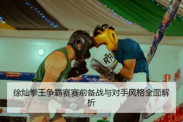徐灿拳王争霸赛赛前备战与对手风格全面解析